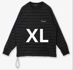 OPTSTUFF DRAWSTRING CLASSIC BORDER ロンT 黒 OPTSTUFF DRAWSTRING CLASSIC BORDER ロンT 黒 - メルカリ