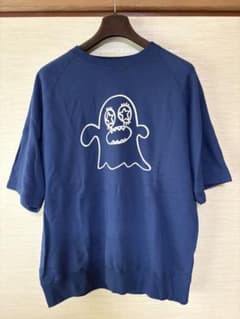【新品】Bohemians ゴーストプリント Tシャツ ネイビーのサムネイル