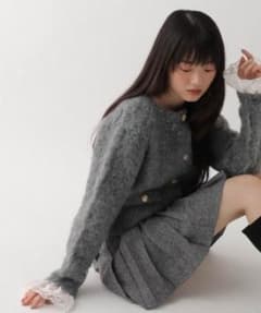 heather 2WAYシャギーボタンカーディガンのサムネイル