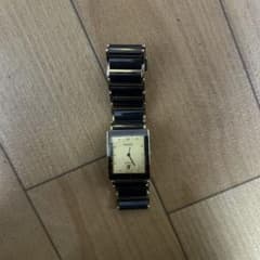 RADO swiss 063クォーツ時計 ブラック ゴールド - メルカリ