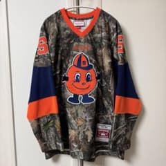 Supreme Mitchell & Ness ホッケーシャツ カモ柄 Supreme Mitchell & Ness ホッケーシャツ カモ柄 - メルカリ