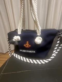 PEARLY GATES カートバッグ ネイビー マリンテイストのサムネイル
