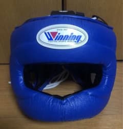 限定値下げ中　ウイニングWinning  へッドギアー FG5000 ブルー Lのサムネイル