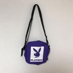 PLAYBOYショルダーバッグ（パープル）のサムネイル