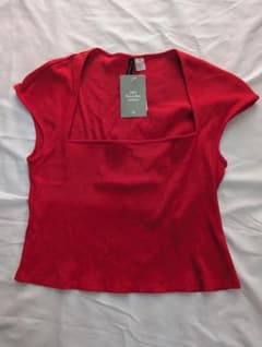 H&M DIVIDED ノースリーブ レッド XLのサムネイル