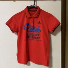 le coq sportif ゴルフ ポロシャツ レッド Mのサムネイル