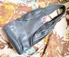 Yohji Yamamotoヨウジヤマモトトートバッグ バケツ型ワンハンドル黒 