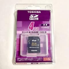 TOSHIBA SDHCメモリーカード 4GB Class4のサムネイル