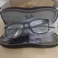 Ray-Ban 度なし メガネ RX5387F ブラック 大きいのサムネイル