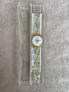 ヴィンテージ 廃盤　希少　レア　立花ハジメ　スウォッチ　プラスチックス　腕時計 Swatch 立花ハジメ アーティストコレクション 箱冊子付き 未使用長期