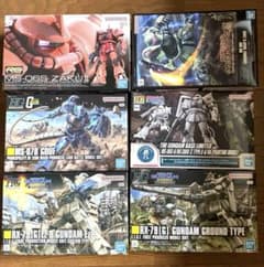 ガンプラ 宇宙世紀シリーズ まとめ売り ガンプラ まとめ売り 6点 新品 宇宙世紀 - メルカリ