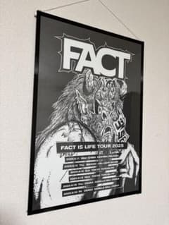 フレーム付き FACT ポスター FACT IS LIFE TOUR 2025 - メルカリ