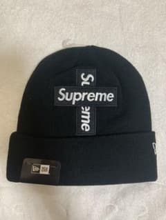 supreme Cross Box ビーニー 黒のサムネイル