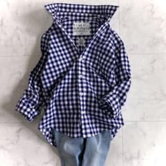 フランクアンドアイリーン BARRY チェック スキッパーシャツ XS