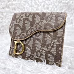 極美品✨Christian Dior D金具 折り財布 サドル トロッター - メルカリ