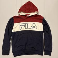 FILA トリコロール プルオーバーパーカー Ｌサイズのサムネイル