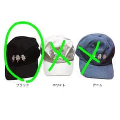 ヤバイTシャツ屋さんポップコーンパーティーキャップブラック 新品未開封のサムネイル
