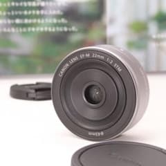 キャノンミラーレス一眼用単焦点レンズ☆Canon EF-M 22mm STMのサムネイル
