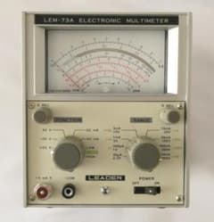 LEADER製の直流電圧/電流計、交流電圧/電流計、抵抗測定　LEM-73Aのサムネイル