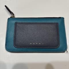 MARNI ターコイズ ネイビー フラグメントケース - メルカリ