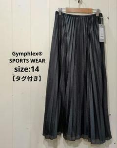 Gymphlex ジムフレックス 【タグ付き】メッシュプリーツスカート ブラック Gymphlex ジムフレックス 【タグ付き】メッシュプリーツスカート