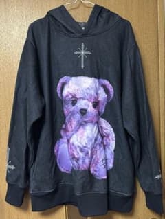 トラバストーキョー クマプリント パーカーのサムネイル
