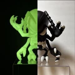 キングスカルビー　２体セット　シークレットベース　インディーズソフビ　黒&蓄光 キングスカルビー 2体セット シークレットベース インディーズソフビ