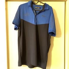 Srixon ポロシャツ LLサイズ 青/黒のサムネイル