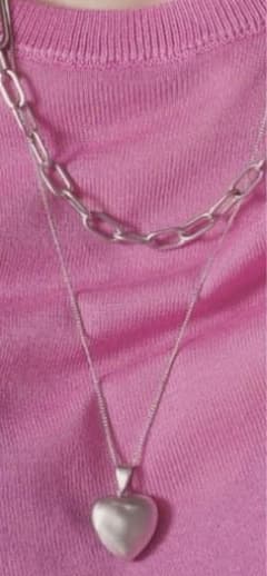 最終お値下げです。chigo Matte Heart Pendantのサムネイル