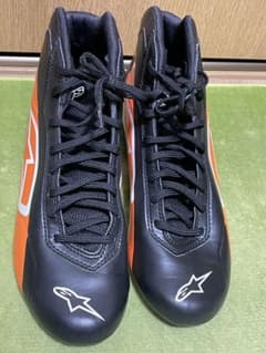 Alpinestars レーシングシューズドライビングシューズブラック/オレンジのサムネイル