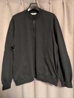 STILL BY HAND ハーフジップスウェット 48 黒 CS01253 - メルカリ