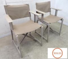 美品■MAGIS■スタンリー■ディレクターズチェア■2脚セット■スタルク デザインチェア・ハリウッドチェア・ディレクターズチェア【Stanley