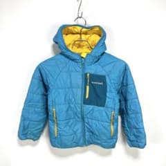 mont-bell サーマランド パーカ 中綿 リバーシブル キッズ 120 - メルカリ