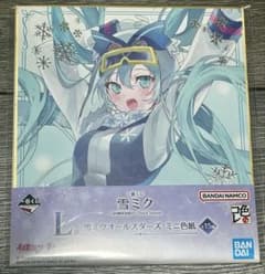 一番くじ 初音ミク 雪ミク SNOW MIKU 色紙