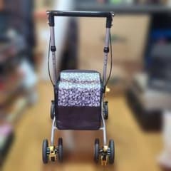 シルバーカー 島製作所シンフォニーSP 折りたたみ式 花柄 - メルカリ
