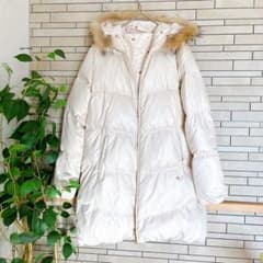 フランシュリッペ リバーシブル ダウンコート ロング 猫総柄 M - メルカリ