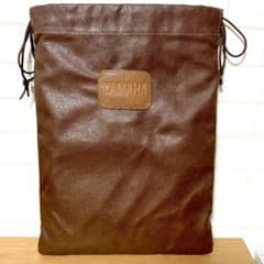 YAMAHA ヤマハ　茶色　収納袋　巾着袋　A4サイズ　ロゴ入り　レア