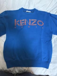 KENZO PARIS ロゴ 長袖ニットセーター ブルーのサムネイル