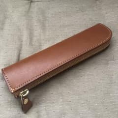 土屋鞄ナチューラ ヌメ革ファスナーペンケース 本革 - メルカリ