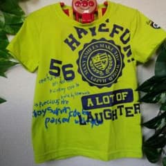hankol様専用✿１１０＊黄緑色Ｔシャツのサムネイル