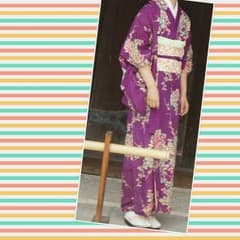 送料込み♡ちょい小さめさん用♡大正レトロな1000円着物のサムネイル