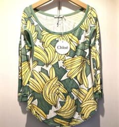 クロエ　カットソー  タグつき　バナナ柄　Chloe banana 新品未使用のサムネイル