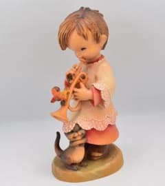 トランペッター No.2 アンリ ANRI フェランディス 木彫人形 16cm