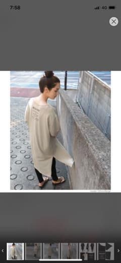 ワンピースカットソーのサムネイル