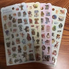 3 イタリアンブレインロット　立体シール　3Dシール ぷくぷくシール　4枚のサムネイル