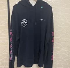 オフホワイトパーカー19SS DIAGSTENCILSLHOOのサムネイル