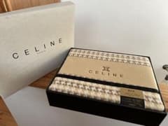 未使用】CELINE 綿毛布 140cm×200cm セリーヌ シングル 寝具 - メルカリ