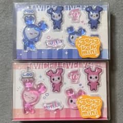 TWICE LOVELYS うるちゅるシールmini 2種セット - メルカリ