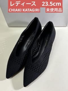 CHIAKI KATAGIRI チアキカタギリ　シースルー　ローヒールパンプス