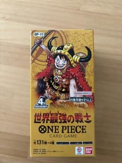 ワンピースカード 世界最強の戦士 BOX テープ付きのサムネイル